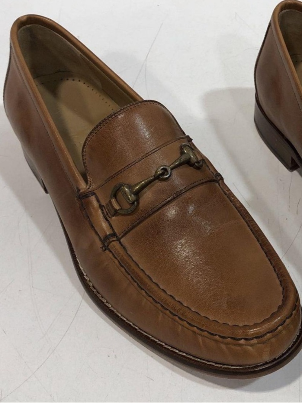 Men's Cole Haan Tan Leather Horsebit Loafers Size 11M